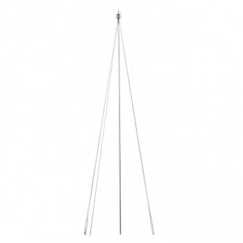 Мачта молниеприемная L=6м, D=40мм с оттяжками St PROxima | lp-6000-40-St EKF