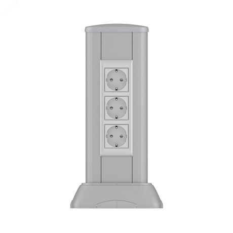 Мини-колонна 0.35м алюм. сер. метал. RAL 9006 DKC 19534 ДКС