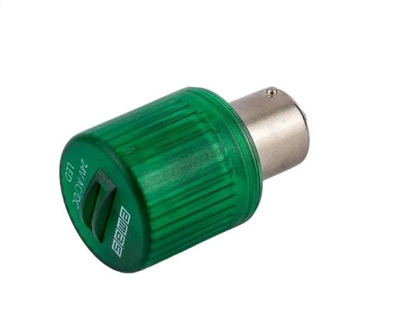Светодиод LED, цоколь BA15S, для сигнальных колонн серии IK, зелёный цвет - IKML024Y EMAS