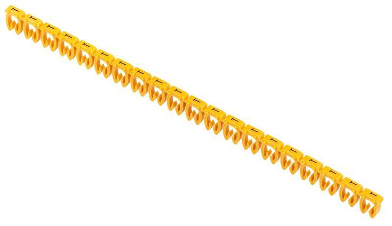 Маркер открытого типа KE 4-6мм2 символ 'T' (200шт/упак) IEK - UMK-KE3-T