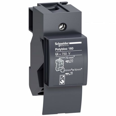 Колодка распределительная 1 полюс 160А - 04031 Schneider Electric