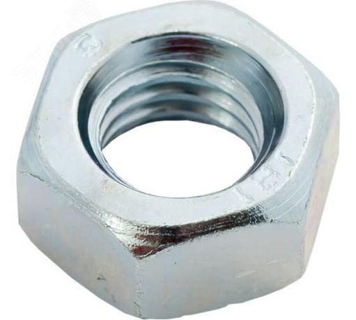 Гайка DIN934 М6 шестигранная оцинкованная (15кг/7142шт) - 020424 Руфкомплект 320424