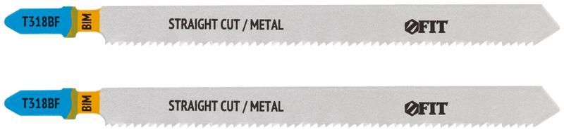 Полотно пометаллу Bimetal фрезерованные волнистые зубья 132/106/1.8мм (T318AF) (уп.2шт) FIT 40920 РОС