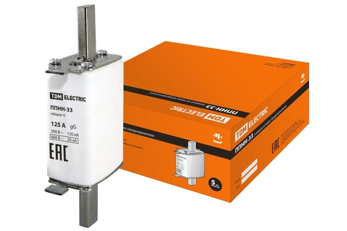 Предохранитель ППНН-33 габ.0, 125А | SQ0713-0017 TDM