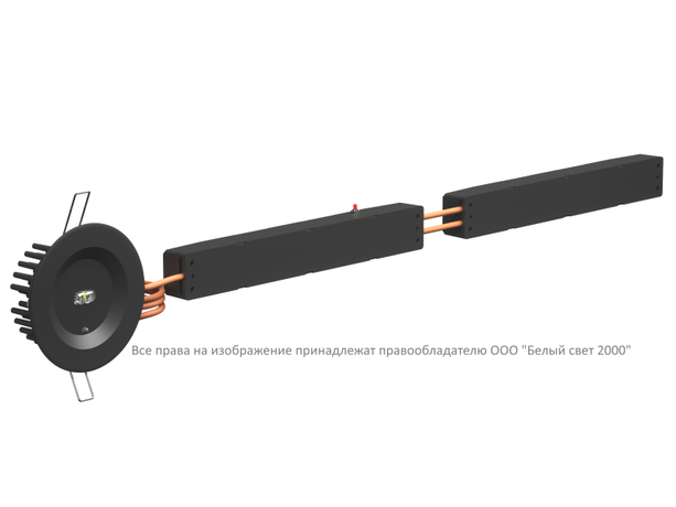 Светильник аварийный BS-ARUNA-83-L2-INEXI3 IP40 Black Белый Свет a31889