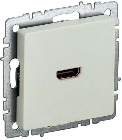 Розетка СП BRITE HDMI РHDMI-0-БрКр механизм беж. IEK BR-H10-K10