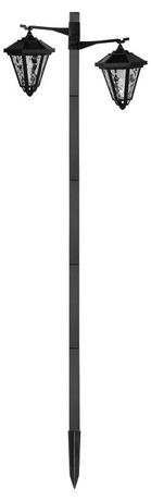 Светильник уличный ERASF23-28 на солнечной батарее высота 1,4 м 2 LED | Б0062366 ЭРА