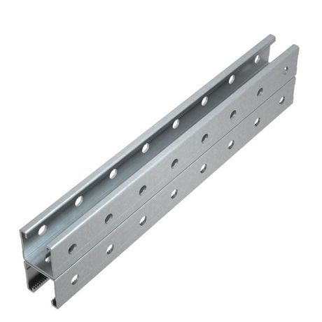 КМ LO41623 Профиль-Страт двойной перфорир 41х41 L1000 3мм 2STPV41-41-1000 3P тройная перфорация КМ-Профиль