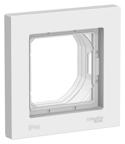 Рамка однопостовая ATLASDESIGN AQUA IP44 белый - ATN440101 APC