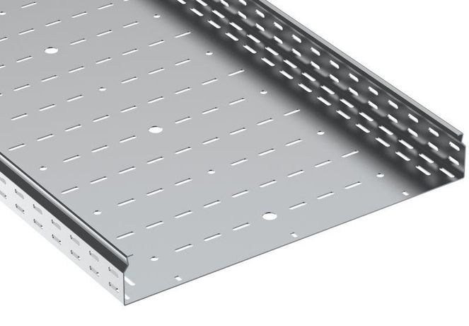 Лоток листовой перфорир. 80х600 L2000 сталь 2.0мм ESCA 7 IEK CLP10-080-600-200-2