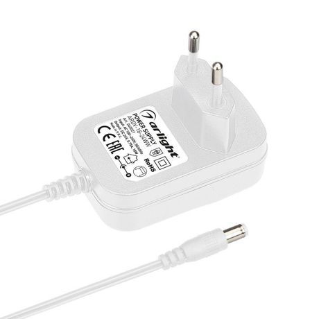 Блок питания ARDV-18-24WW (24V, 0,75A, 18W) (Arlight, Адаптер, 3 года) | 040021 Arlight