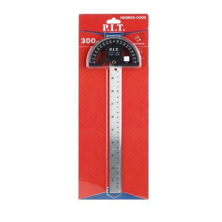 Транспортир с линейкой - HSQR05-0300 PIT