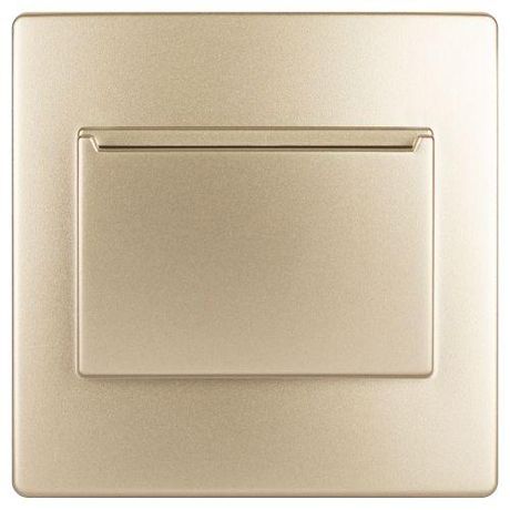 Накладка на карточный выключатель Серия 12 12-6201-04 12-4105-99, шампань - Б0043203 ЭРА