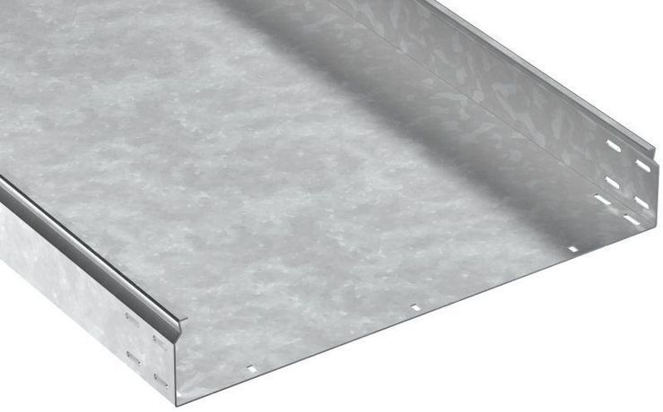 Лоток листовой неперфорир. 100х600 L2000 сталь 1.5мм HDZ ESCA 7 IEK CLN10-100-600-150-2-HDZ