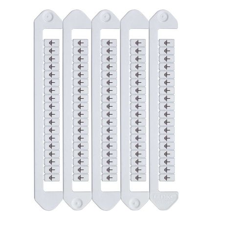 Маркировка для клемм, ширина 5 мм, символ "заземление", горизонтальная ориентация | NUTB-5-EARTHH DKC ДКС