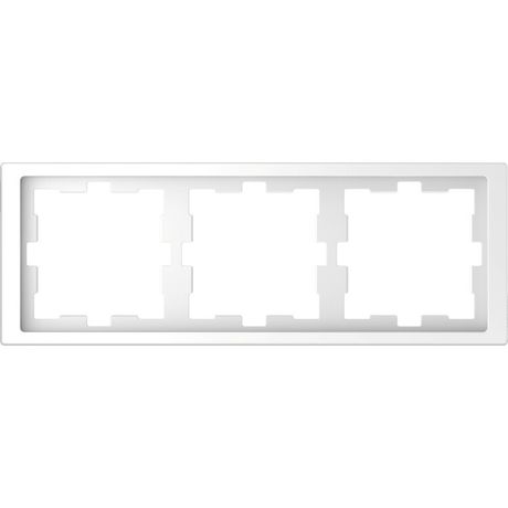 Рамка 3-м Merten D-Life SD бел. лотос SchE MTN4030-6535 APC