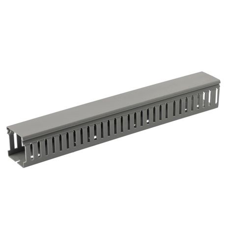 Кабель канал KK-25-25-PERF перфорированный 25х25 серый 100м | Б0050771 ЭРА