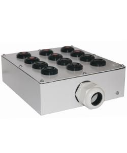 Пост управления ПКУ-15-21.341-54У2 (6хКЕ081/2(1з+1р) черн. + 6хКЕ081/2(1з+1р) красн. PG-36) Электротехник ET008534