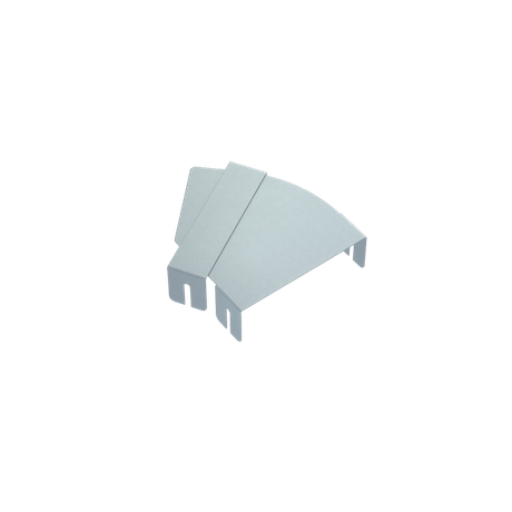 Крышка горизонтально-изменяемого угла 0-45 гр. 100 мм "ПЛЮС" HD | KIGLplus100 КМ-профиль PL12420