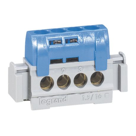 Клемма синяя 4х1.5-16мм.кв. - 004840 Legrand