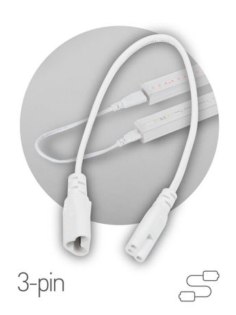 Соединительный кабель FITO - C5 (3-pin) для линейных светильников серии Т5-N и Т5-Ra90 | Б0053063 ЭРА