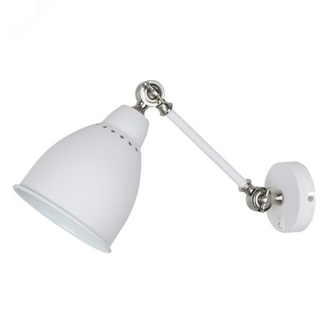 Бра BRACCIO E27 1х60Вт Металл Белый - A2054AP-1WH Arte Lamp
