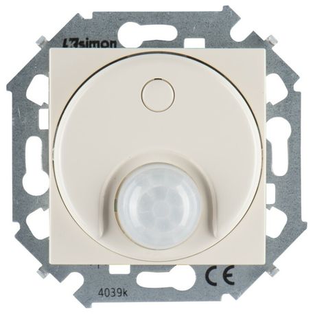 Выключатель 1-кл. СП Simon 15 IP20 230В с датчиком движения 500Вт винтов. зажим механизм сл. кость 1591721-031