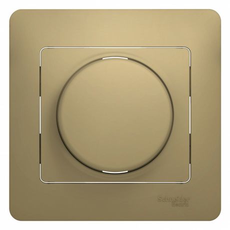 Светорегулятор (диммер) Glossa LED RC 630Вт/В.А в сборе титан SchE GSL000437 APC
