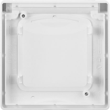 Рамка с защитной крышкой IP 44 Inspiria белый | 673920 Legrand