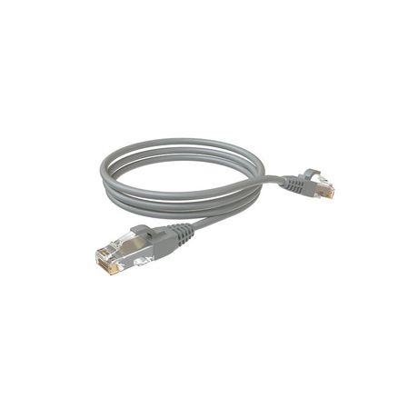 Патч-корд U/UTP, категория 5е, 2xRJ45, неэкранированный, серый, LSZH, 2 м - PC 4545.5EU26.2LSZHGY SYSMATRIX