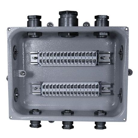 Коробка клеммная КЗНС-32 У2 32 зажима IP65 (метал. вводы) Электротехник ET002545