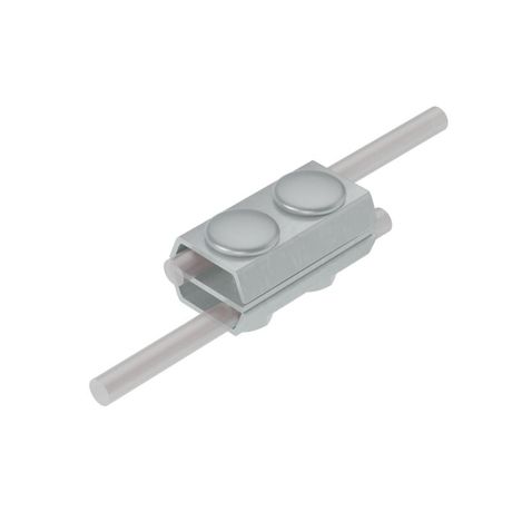 Параллельный соединитель прутка 5-8 мм двойной INOX304 | 2PS-D5-8 КМ-профиль MA0055