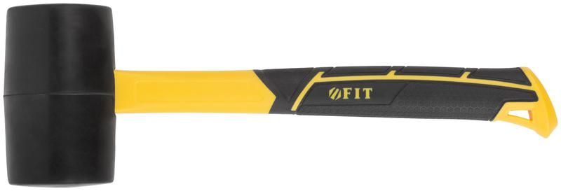 Киянка резиновая, фиберглассовая ручка 60 мм ( 450 гр ) - 45513 РОС