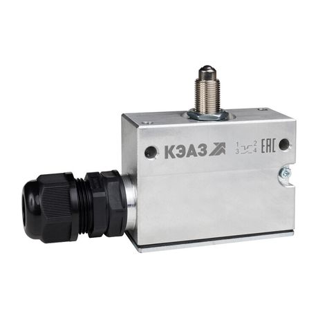 Микропереключатель МП-1203м/05 (толкатель-шарик-винт-крепление комбинированное) | 347470 КЭАЗ