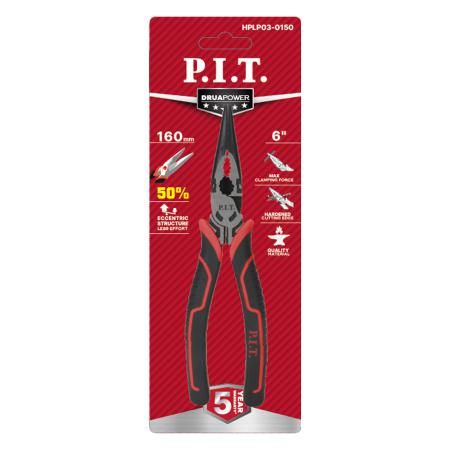 Длинногубцы прямые, 150 мм - HPLP03-0150 PIT