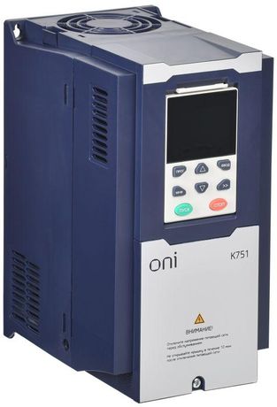 Преобразователь частоты K751 380В 3Ф 5.5-7.5кВт 13-17А ONI K751-33-55N75NTM IEK