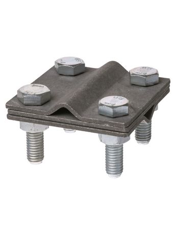 Зажим крестовой ЗКСГО25, горячеоцинкованный, стержень - провод 25-95 мм²/полоса 3х25 мм | SQ2401-0031 TDM