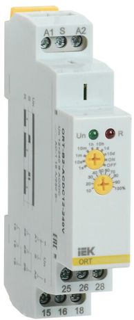 Реле задержки выключения ORT. 2 конт. 12-240 В AС/DC | ORT-B2-ACDC12-240V IEK