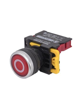 Выключатель кнопочный ВК22-EA4322 с символом "0" 1НЗ цилиндр d22мм IP65 красн. Электротехник ET924745