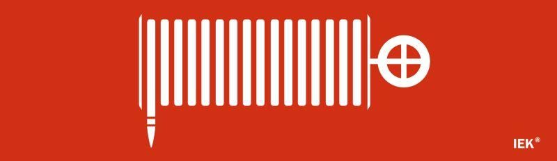 Этикетка самоклеящаяся 310х90мм ''Пожарный кран'' IEK - LPC10-1-31-09-PKRAN