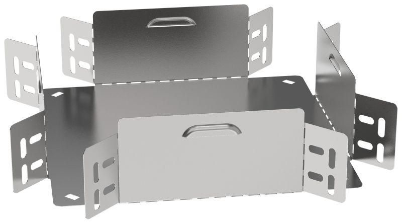 Ответвитель для лотка 80х80 0.6мм ESCA 3 IEK ES3-KR-080-080-06