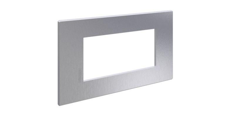 Рамка 4мод. Axolute Air итальянский стандарт "Матовый хром" Leg BTC HW4804CRS Legrand