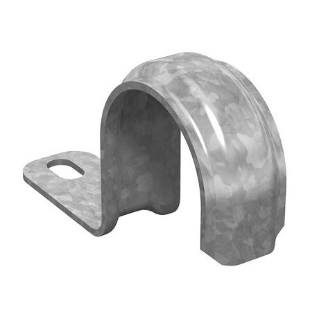 Скоба кабельная однолапковая 25-26, толщ. 1,2 мм, гальван. цинк, 043525 | СКО-25-26-1,2-ЭЦ Ostec