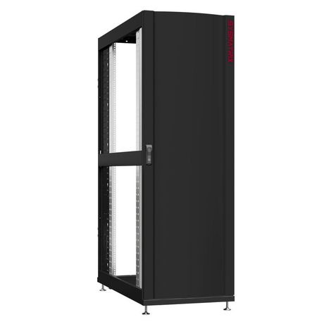 Шкаф серверный 48U 600х1070 передняя дверь: одностворчатая глухой металл IP51. задняя без. боковые панели: цвет: черный RAL9005 - NS 6148.9200 SYSMATRIX