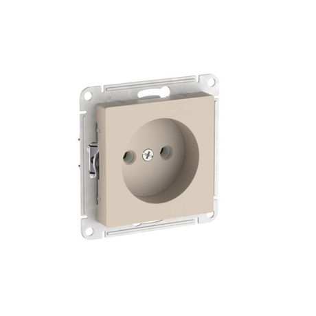 Розетка AtlasDesign 16А без заземл. шторок быстрозажим. клем. механизм песочн. SE ATN001241S APC