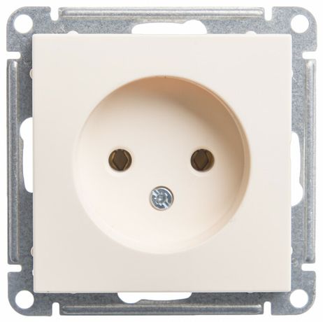 Розетка 1-м СП W59 16А IP20 без заземл. защ. шторок механизм сл. кость SE RS16-153-2-86 APC