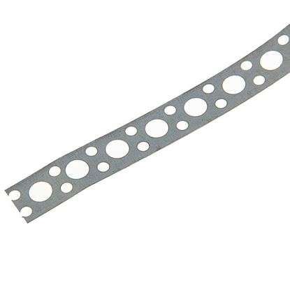 Лента монтажная перфорированная 12х0.55мм прямая полоса оцинк. (уп.25м) Rexant 07-7112-4 MEET