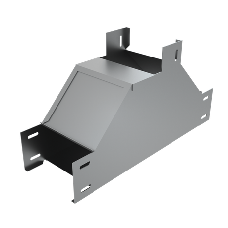 Отвод для лотка Т-образ. вертикал. вверх 150х50 сталь 1мм TDN50-150 КМ LO8193 КМ-Профиль