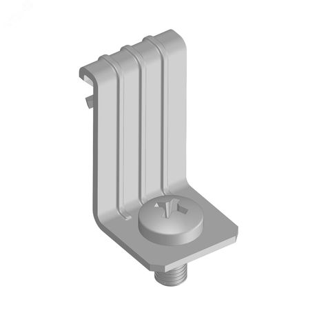 Зажим балочный вертикальный 1-5 мм с отгибом и винтом М6х10 | PR08.5863 Промрукав Строитель