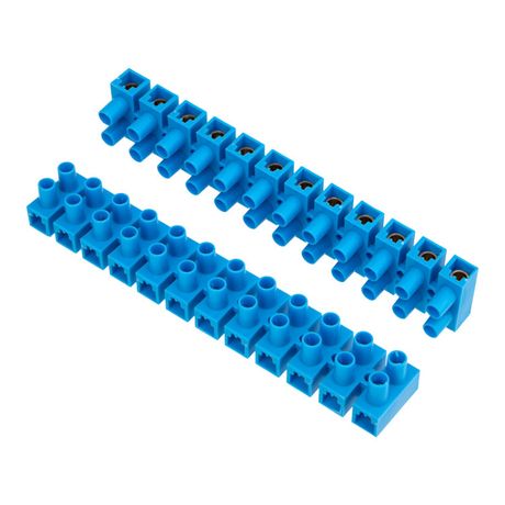 Клеммная винтовая колодка KВ-35 10-35, ток 80 A, полиэтилен синий (10 шт./уп.) | 07-5035-4 REXANT MEET